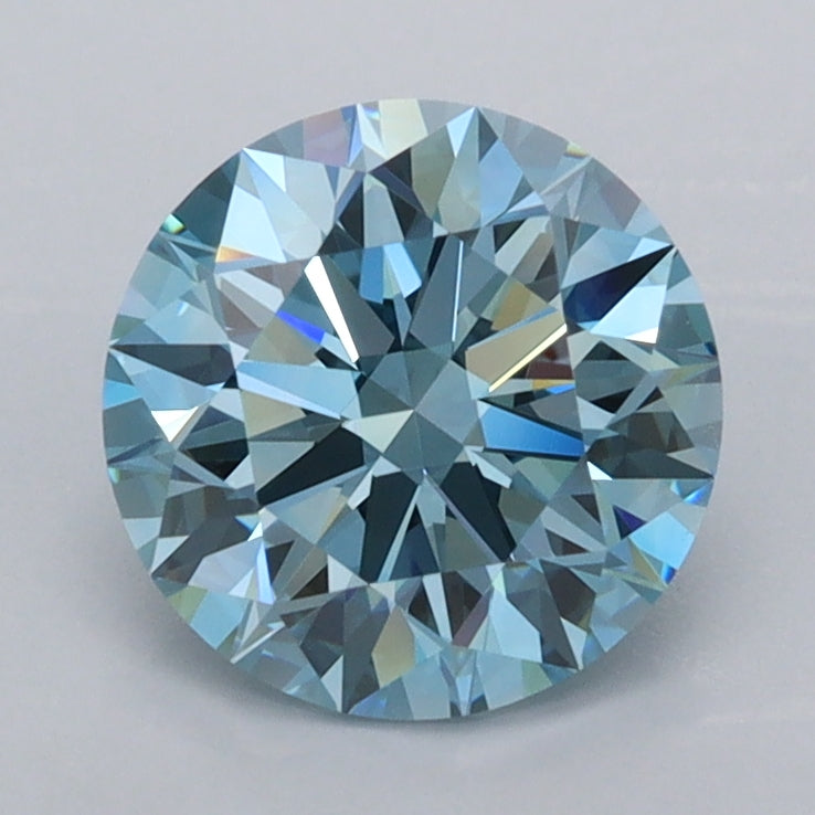 1.67 Carat Round Shaped, Ideal Cut, VVS1 Clarity, IGI Certified Lab Grown Diamond