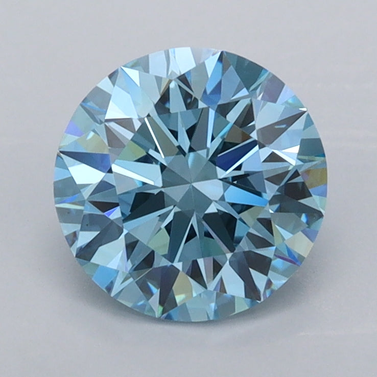 1.45 Carat Round Shaped, Ideal Cut, VVS1 Clarity, IGI Certified Lab Grown Diamond