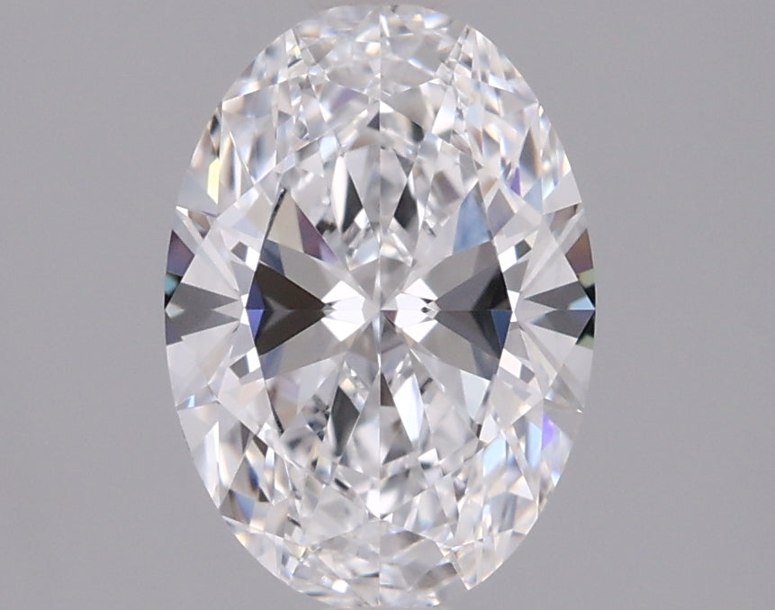 1.30 Carat Oval Shaped, Ideal Cut, D Color, VVS2 Clarity, IGI Certified Lab Grown Diamond