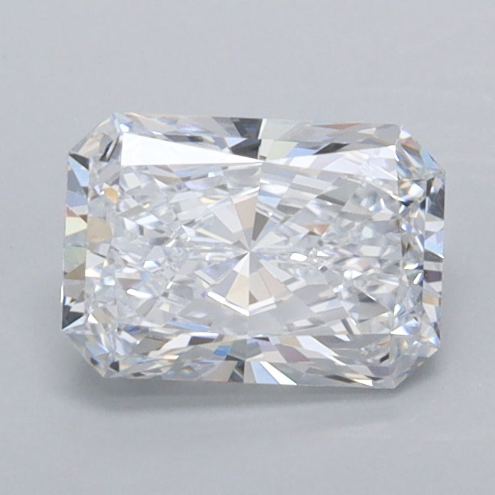 1.05 Carat Radiant Shaped, Ideal Cut, E Color, FL Clarity, IGI Certified Lab Grown Diamond