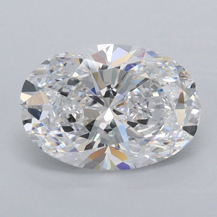 1.00 Carat Oval Shaped, Ideal Cut, D Color, FL Clarity, IGI Certified Lab Grown Diamond