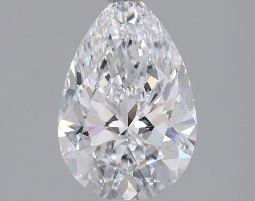 1.53 Carat Pear Shaped, Ideal Cut, D Color, VVS1 Clarity, IGI Certified Lab Grown Diamond
