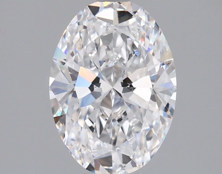 1.55 Carat Oval Shaped, Ideal Cut, D Color, VVS1 Clarity, IGI Certified Lab Grown Diamond