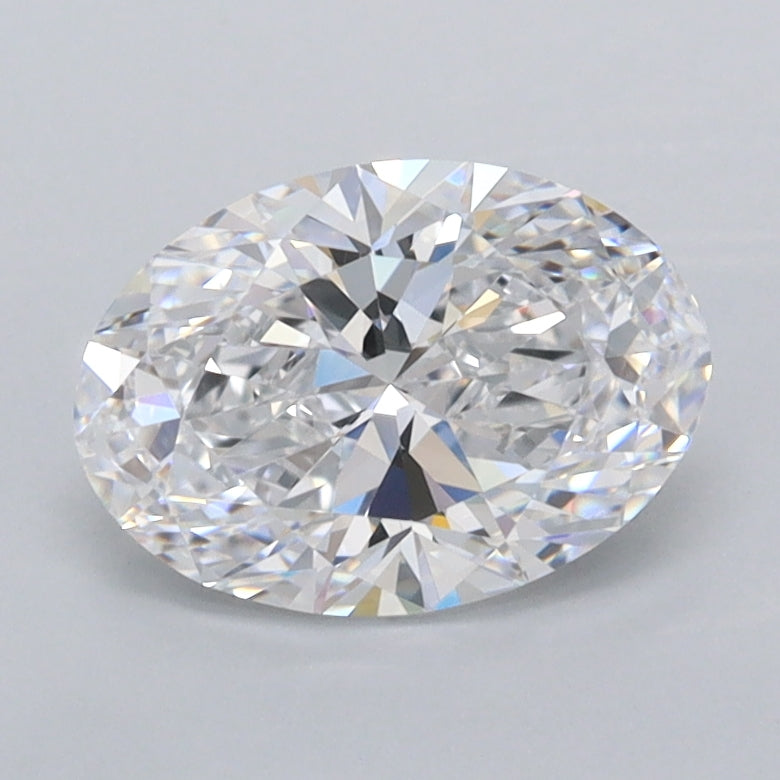 1.05 Carat Oval Shaped, Ideal Cut, D Color, FL Clarity, IGI Certified Lab Grown Diamond