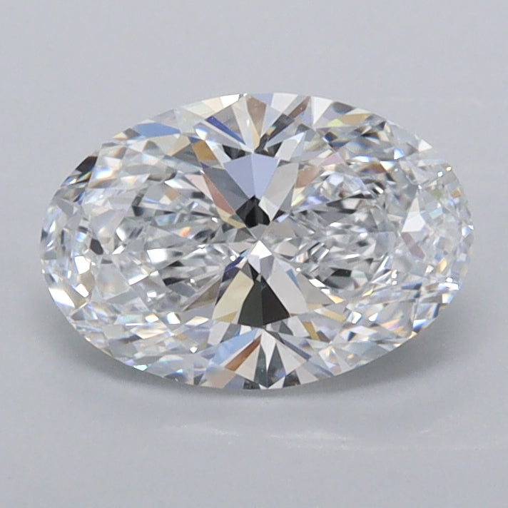 1.03 Carat Oval Shaped, Ideal Cut, D Color, FL Clarity, IGI Certified Lab Grown Diamond