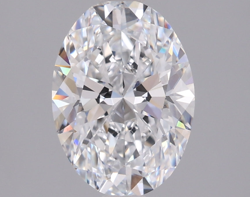 1.48 Carat Oval Shaped, Ideal Cut, D Color, VVS1 Clarity, IGI Certified Lab Grown Diamond