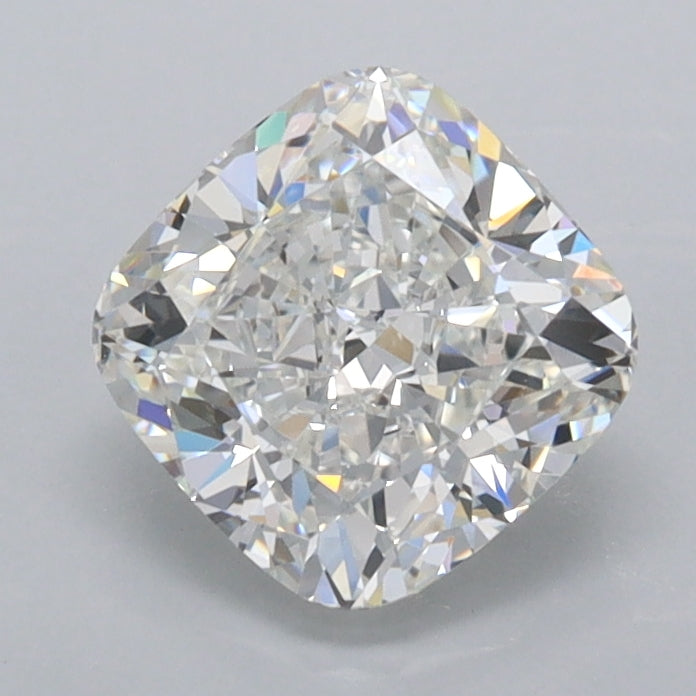 1.42 Carat Cushion Shaped, Ideal Cut, F Color, FL Clarity, IGI Certified Lab Grown Diamond