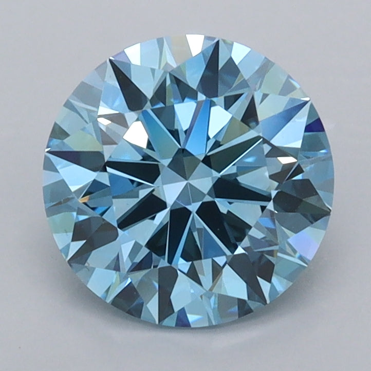 1.70 Carat Round Shaped, Ideal Cut, VVS1 Clarity, IGI Certified Lab Grown Diamond