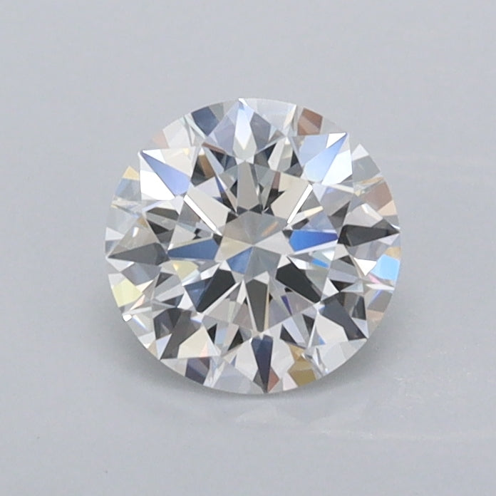 0.66 Carat Round Shaped, Ideal Cut, D Color, VVS2 Clarity, IGI Certified Lab Grown Diamond
