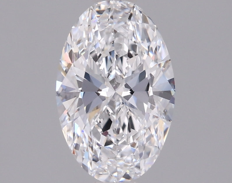 0.93 Carat Oval Shaped, Ideal Cut, D Color, IF Clarity, IGI Certified Lab Grown Diamond