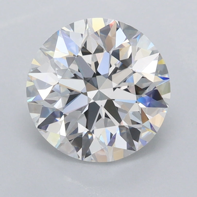 1.73 Carat Round Shaped, Ideal Cut, D Color, FL Clarity, IGI Certified Lab Grown Diamond