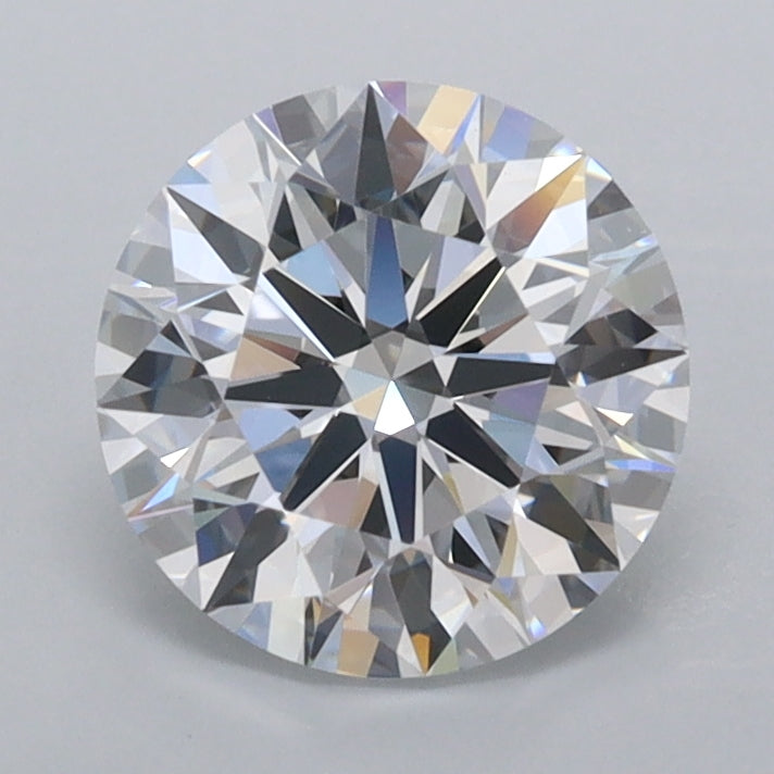 1.55 Carat Round Shaped, Ideal Cut, D Color, IF Clarity, IGI Certified Lab Grown Diamond