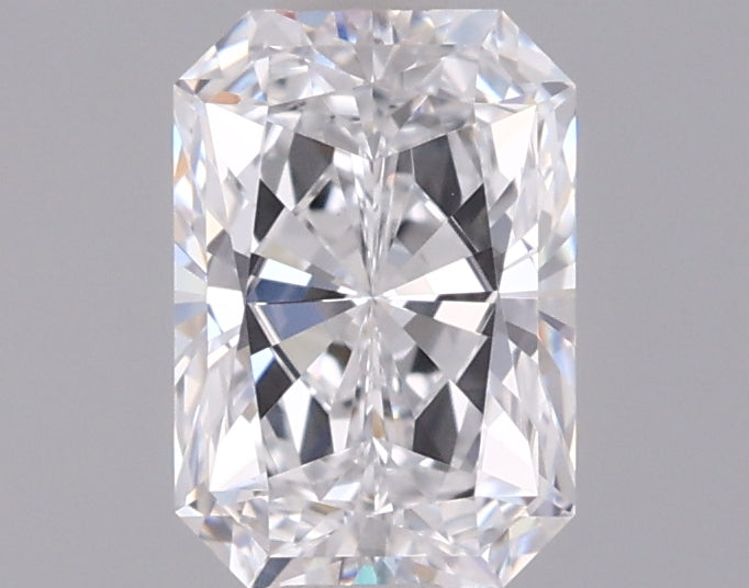 1.04 Carat Radiant Shaped, Excellent Cut, D Color, VVS2 Clarity, IGI Certified Lab Grown Diamond
