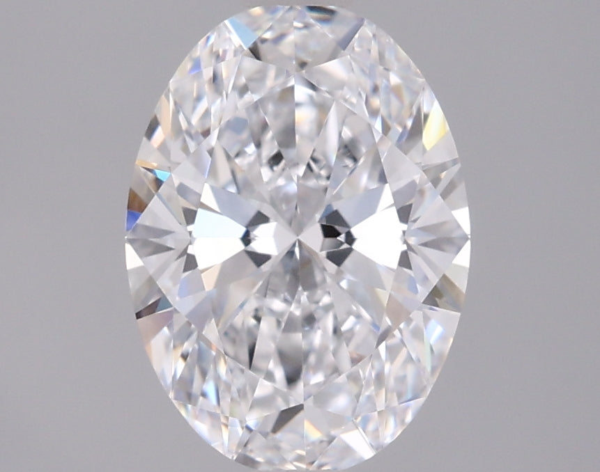 1.55 Carat Oval Shaped, Ideal Cut, D Color, VVS1 Clarity, IGI Certified Lab Grown Diamond