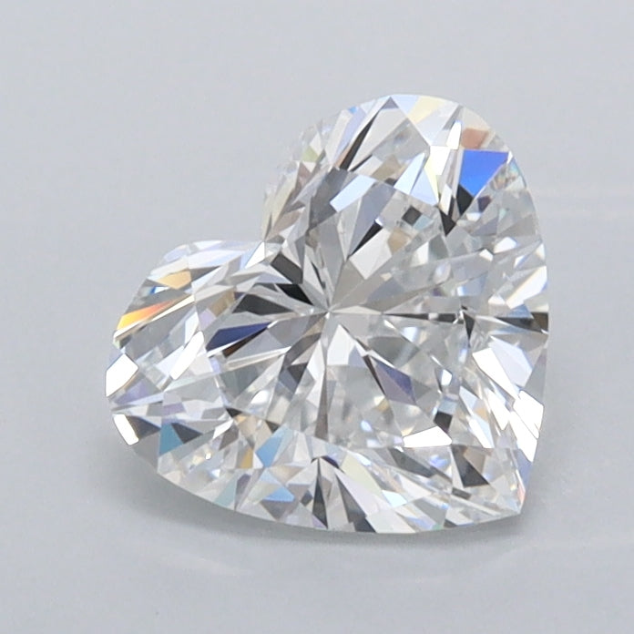 1.00 Carat Heart Shaped, Ideal Cut, E Color, VVS2 Clarity, IGI Certified Lab Grown Diamond