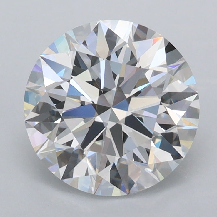 2.03 Carat Round Shaped, Ideal Cut, D Color, VVS1 Clarity, IGI Certified Lab Grown Diamond
