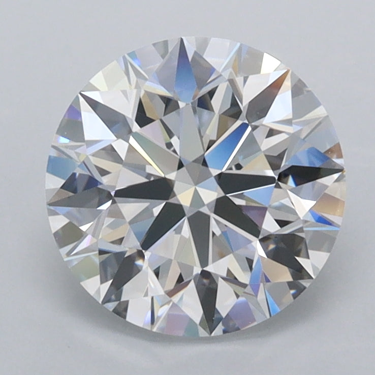 2.00 Carat Round Shaped, Excellent Cut, D Color, VVS1 Clarity, IGI Certified Lab Grown Diamond