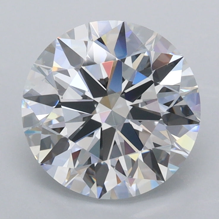 2.07 Carat Round Shaped, Ideal Cut, E Color, VVS1 Clarity, IGI Certified Lab Grown Diamond