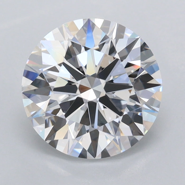 2.00 Carat Round Shaped, Ideal Cut, D Color, FL Clarity, IGI Certified Lab Grown Diamond