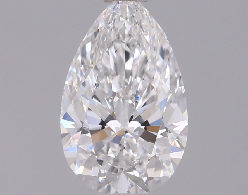 0.87 Carat Pear Shaped, Ideal Cut, D Color, VVS1 Clarity, IGI Certified Lab Grown Diamond