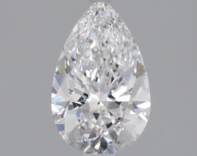 0.97 Carat Pear Shaped, Ideal Cut, D Color, VVS2 Clarity, IGI Certified Lab Grown Diamond