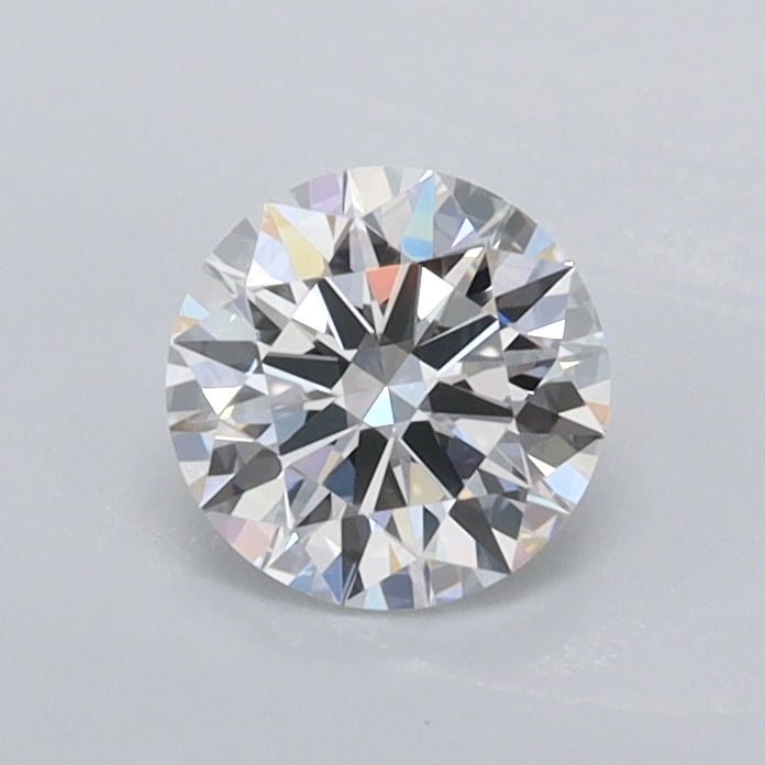 0.61 Carat Round Shaped, Ideal Cut, D Color, IF Clarity, IGI Certified Lab Grown Diamond
