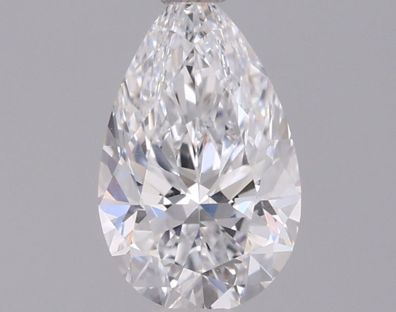 0.90 Carat Pear Shaped, Excellent Cut, D Color, VVS1 Clarity, IGI Certified Lab Grown Diamond