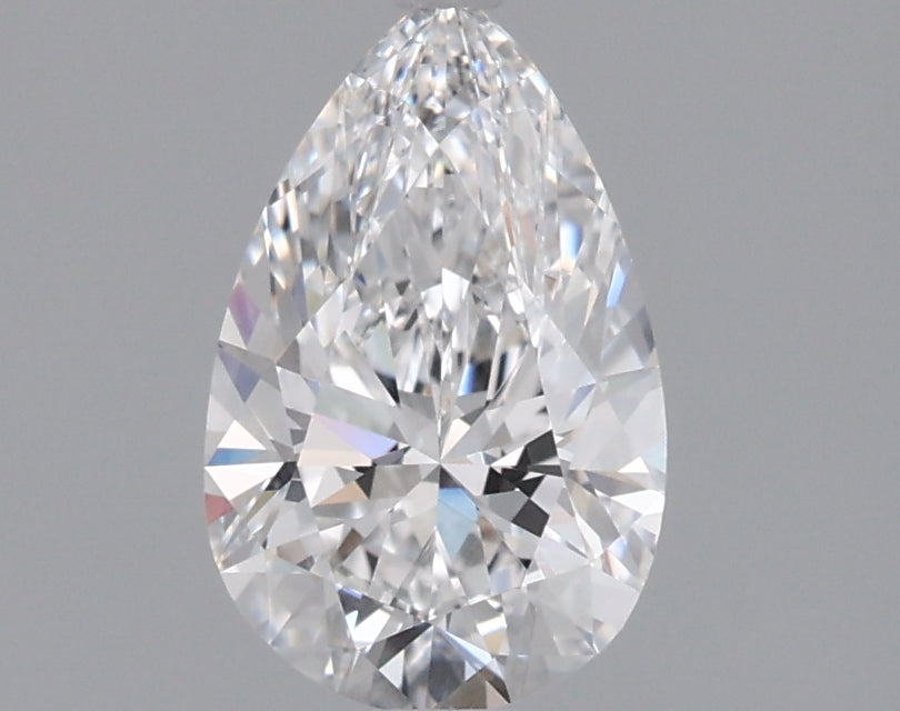 0.97 Carat Pear Shaped, Ideal Cut, D Color, VVS2 Clarity, IGI Certified Lab Grown Diamond