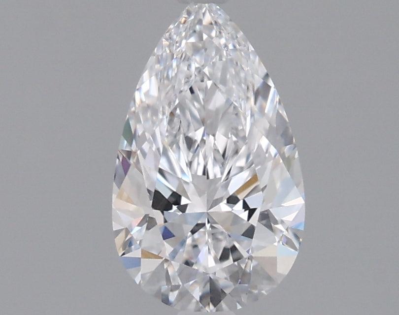 0.84 Carat Pear Shaped, Excellent Cut, D Color, VVS2 Clarity, IGI Certified Lab Grown Diamond