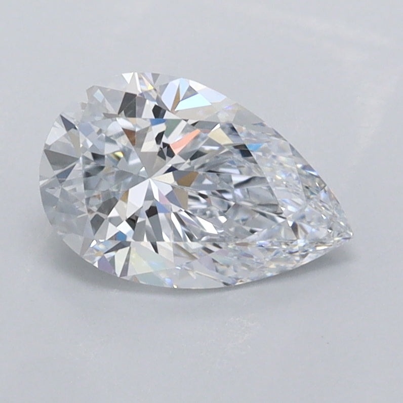1.01 Carat Pear Shaped, Ideal Cut, E Color, FL Clarity, IGI Certified Lab Grown Diamond