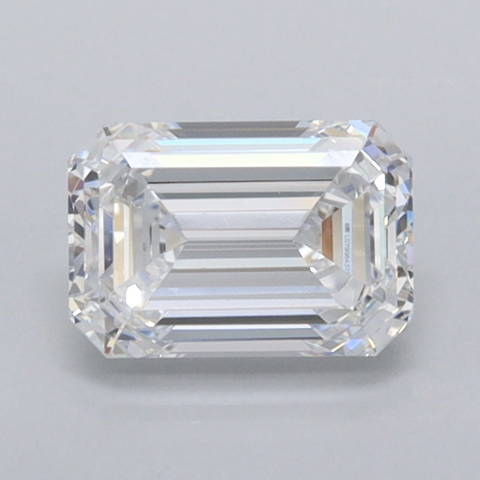 1.03 Carat Emerald Shaped, Ideal Cut, D Color, FL Clarity, IGI Certified Lab Grown Diamond