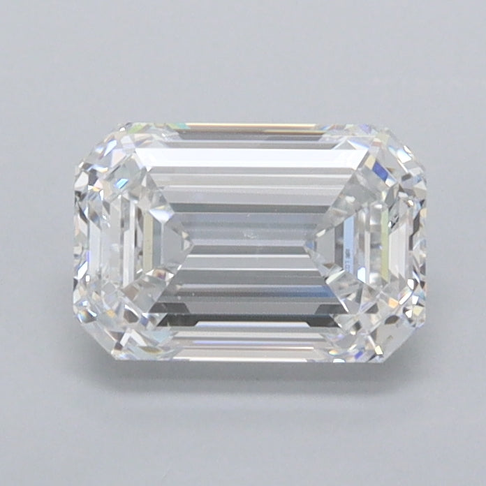 1.01 Carat Emerald Shaped, Ideal Cut, D Color, FL Clarity, IGI Certified Lab Grown Diamond