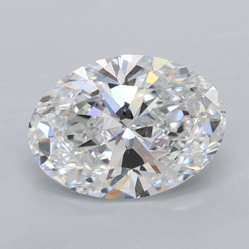 1.51 Carat Oval Shaped, Ideal Cut, D Color, IF Clarity, IGI Certified Lab Grown Diamond