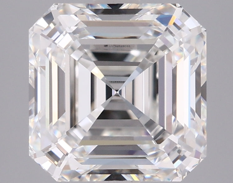 3.02 Carat Asscher Shaped, Ideal Cut, E Color, VVS1 Clarity, IGI Certified Lab Grown Diamond
