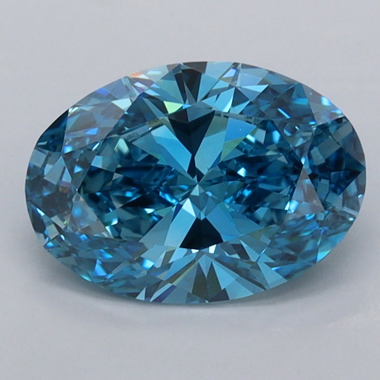 1.50 Carat Oval Shaped, Ideal Cut, VVS1 Clarity, IGI Certified Lab Grown Diamond