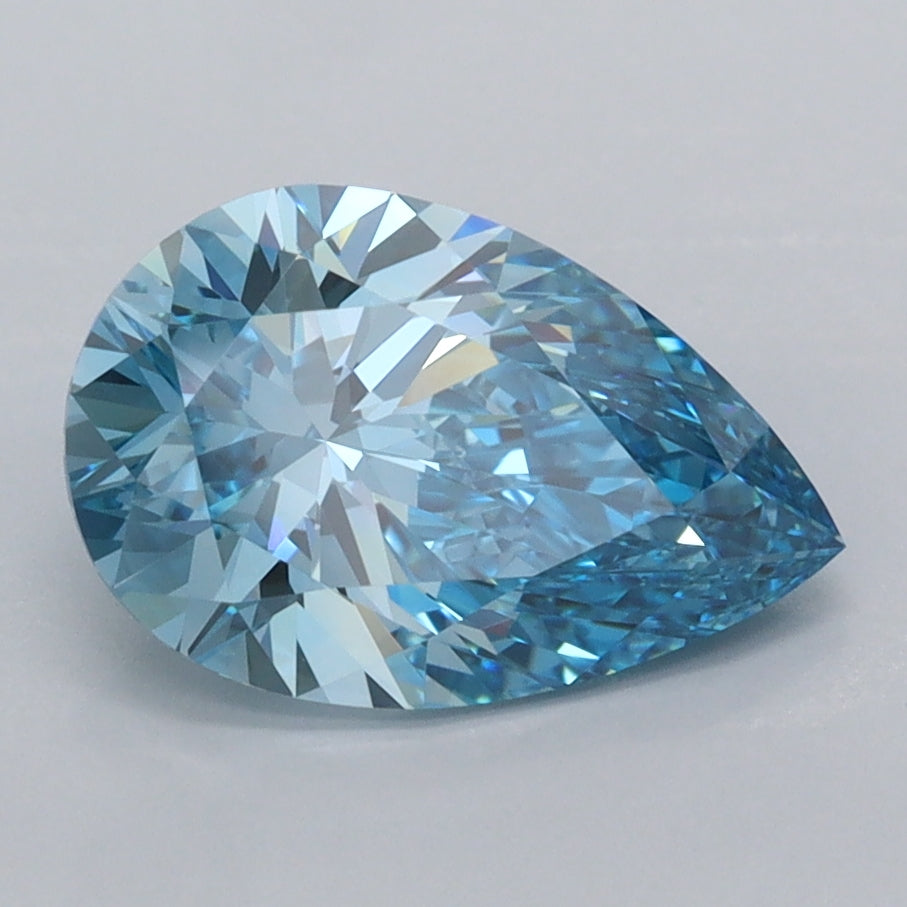 2.00 Carat Pear Shaped, Excellent Cut, VVS2 Clarity, IGI Certified Lab Grown Diamond