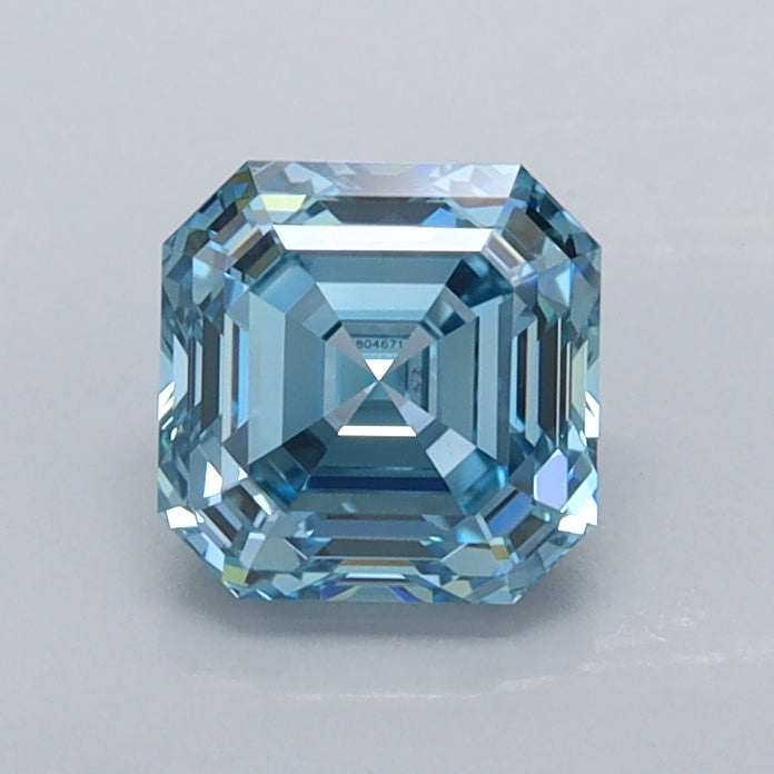 0.95 Carat Asscher Shaped, Ideal Cut, VVS1 Clarity, IGI Certified Lab Grown Diamond