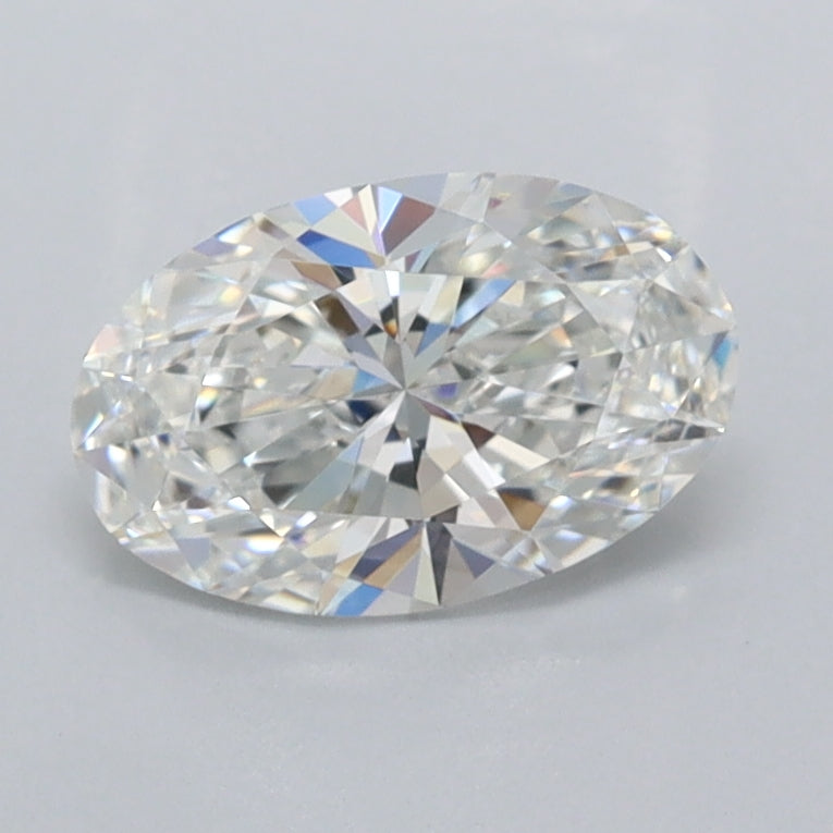 0.98 Carat Oval Shaped, Ideal Cut, F Color, VVS1 Clarity, IGI Certified Lab Grown Diamond