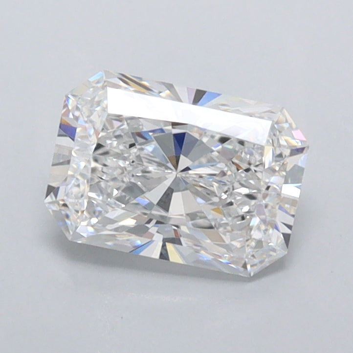 0.94 Carat Radiant Shaped, Excellent Cut, D Color, IF Clarity, IGI Certified Lab Grown Diamond