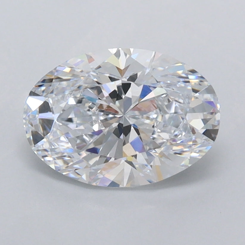 1.51 Carat Oval Shaped, Excellent Cut, D Color, FL Clarity, IGI Certified Lab Grown Diamond