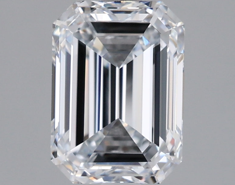 1.88 Carat Emerald Shaped, Ideal Cut, E Color, VVS1 Clarity, IGI Certified Lab Grown Diamond
