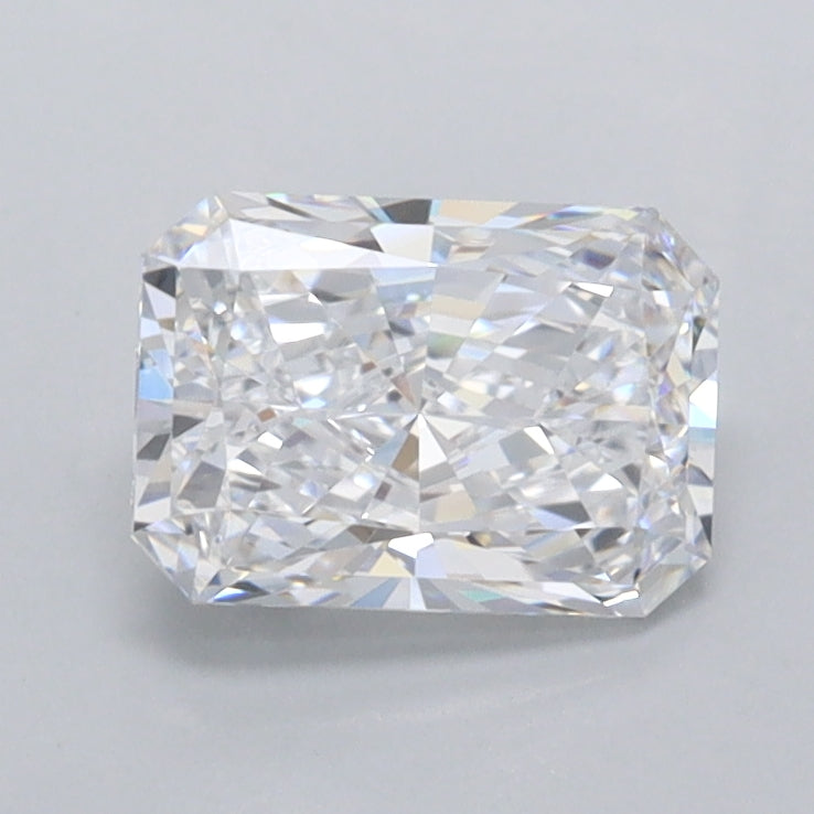 1.06 Carat Radiant Shaped, Ideal Cut, D Color, FL Clarity, IGI Certified Lab Grown Diamond