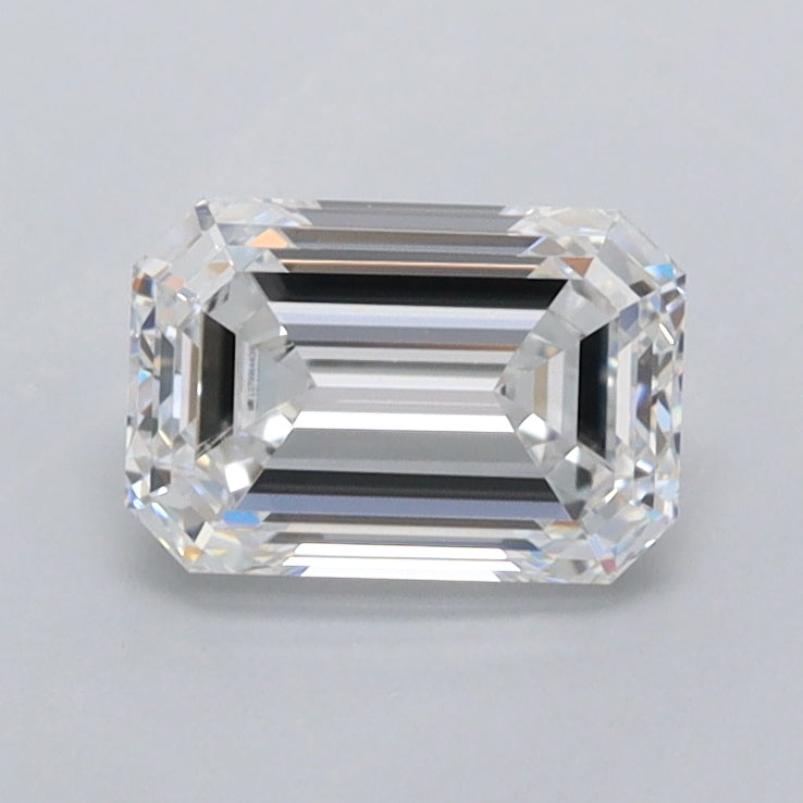 1.03 Carat Emerald Shaped, Ideal Cut, D Color, FL Clarity, IGI Certified Lab Grown Diamond