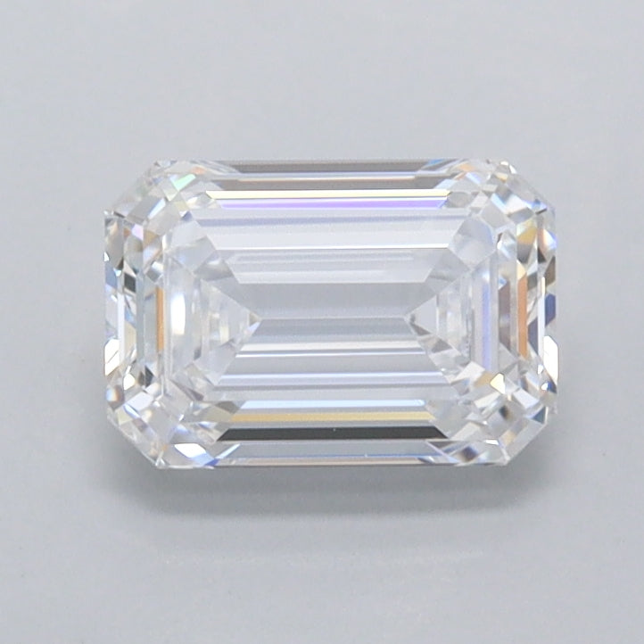 1.03 Carat Emerald Shaped, Ideal Cut, D Color, FL Clarity, IGI Certified Lab Grown Diamond