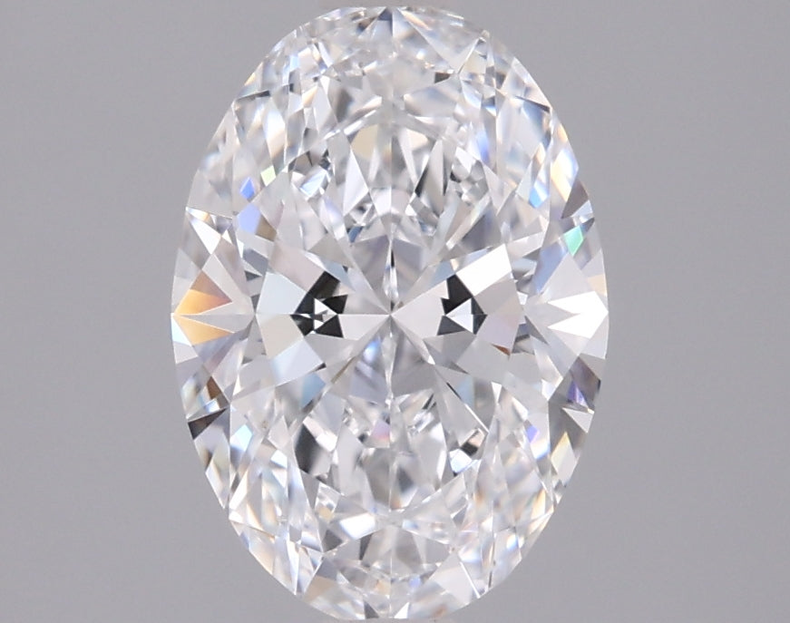 1.57 Carat Oval Shaped, Ideal Cut, D Color, VVS1 Clarity, IGI Certified Lab Grown Diamond