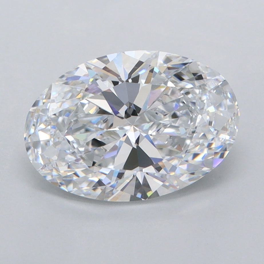 1.96 Carat Oval Shaped, Ideal Cut, D Color, FL Clarity, IGI Certified Lab Grown Diamond