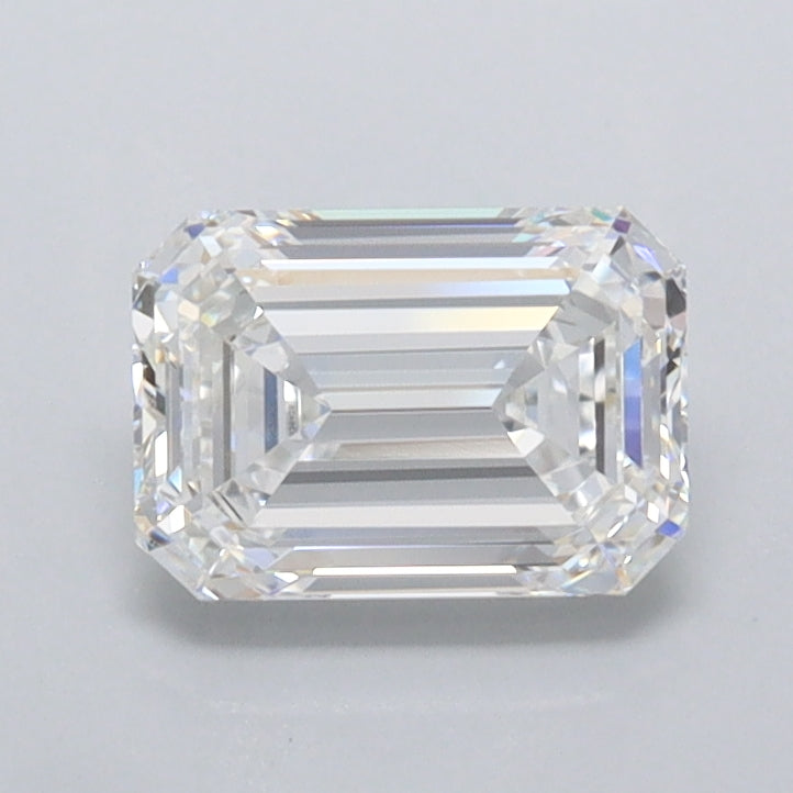 1.04 Carat Emerald Shaped, Ideal Cut, E Color, FL Clarity, IGI Certified Lab Grown Diamond