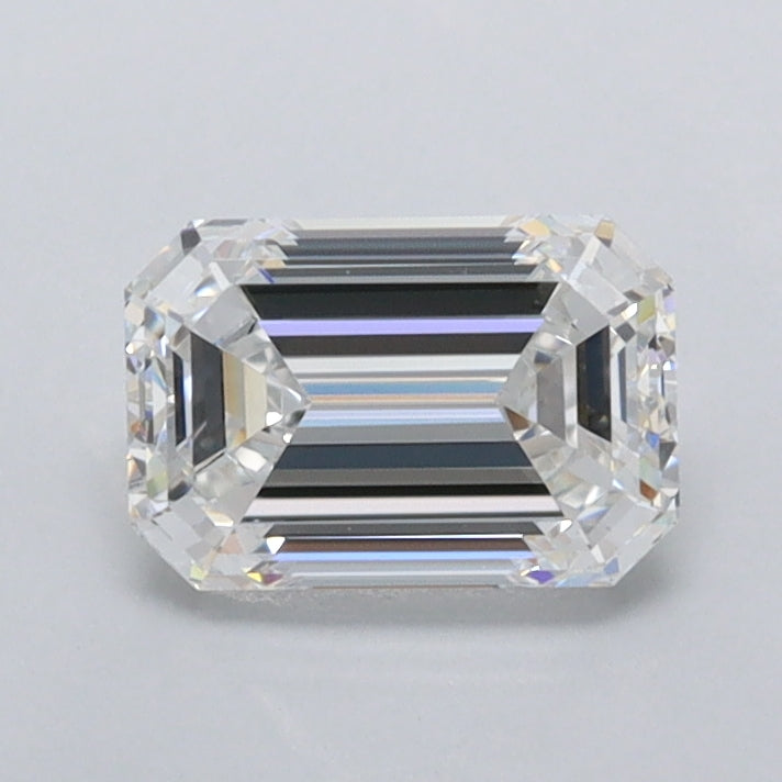 1.01 Carat Emerald Shaped, Ideal Cut, D Color, FL Clarity, IGI Certified Lab Grown Diamond