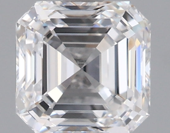 1.28 Carat Asscher Shaped, Ideal Cut, D Color, VVS1 Clarity, IGI Certified Lab Grown Diamond