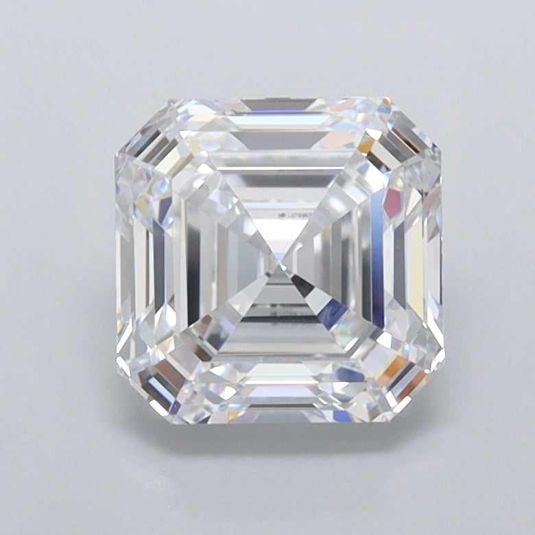 1.53 Carat Asscher Shaped, Ideal Cut, D Color, FL Clarity, IGI Certified Lab Grown Diamond